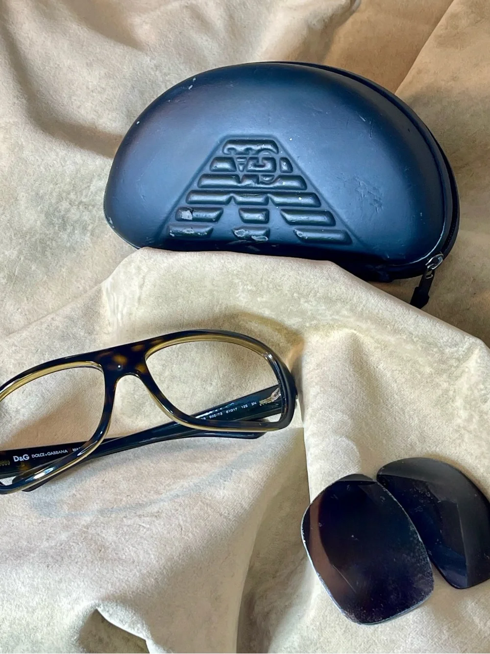 Dolce & GabbanaTortoiseshell Acetate Glasses - Brown & Black